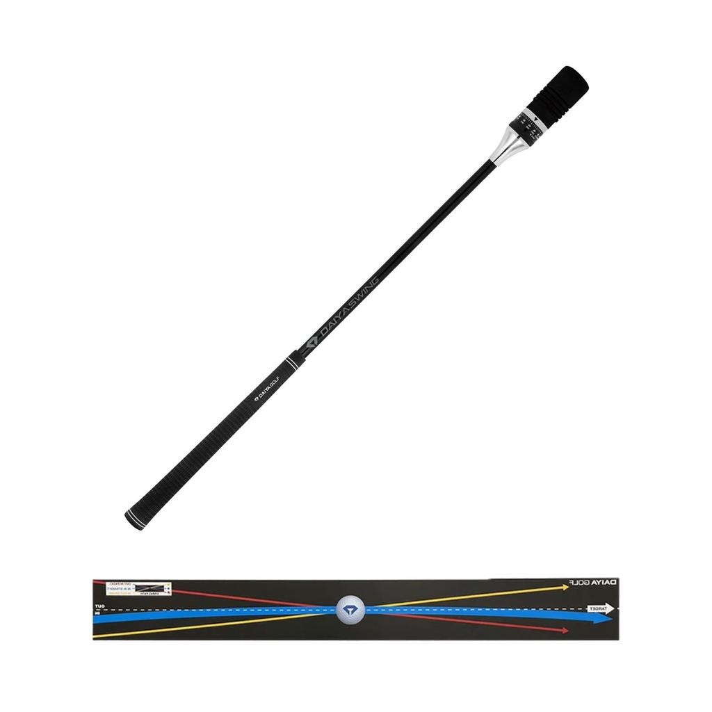 DAIYA GOLF Diamond Swing Series Driver Training Aid for Increased and Head Diamond Swing VS Trajectory Checker Set Distance, Flexibility, Speed,