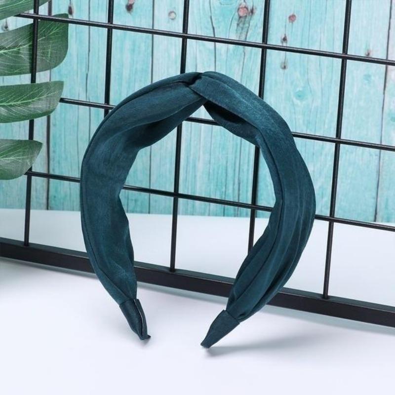 Women's Fashion Headband Fried Dough Twists Hair Band Sweet Knot Cross Tie Cloth Headband Hair Band