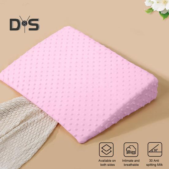 Подушка для кормления ребенка Подушка с эффектом памяти из пены с клиновидной формой и съемным чехлом Двусторонняя подушка для кормления ребенка для сна и кормления грудью
