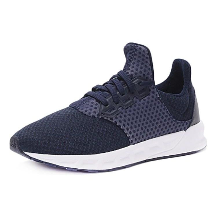 Adidas Falcon Elite 5 Ткань Синтетическая кожа Удобные Универсальные Прочные Дышащие Низкие Повседневные Кроссовки Мужские Повседневные Кроссовки Синие AQ6675