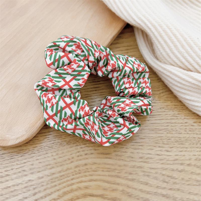 2023 Holiday Scrunchie: High Elastic Fabric Hair Tie for Ponytails