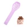 10pcs Wear Resistant Hamster Sand Scoop Plastic Hamster Toilet Cleaning Scoop  For Cleaning
