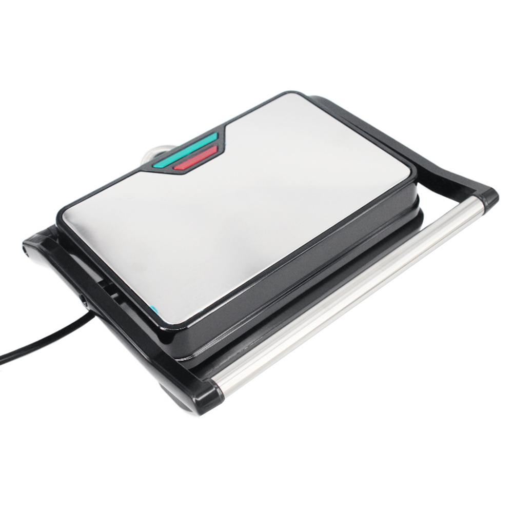 Panini Maker Бытовая машина из нержавеющей стали мощностью 850 Вт с антипригарным покрытием Стейк-машина Сэндвич-машина