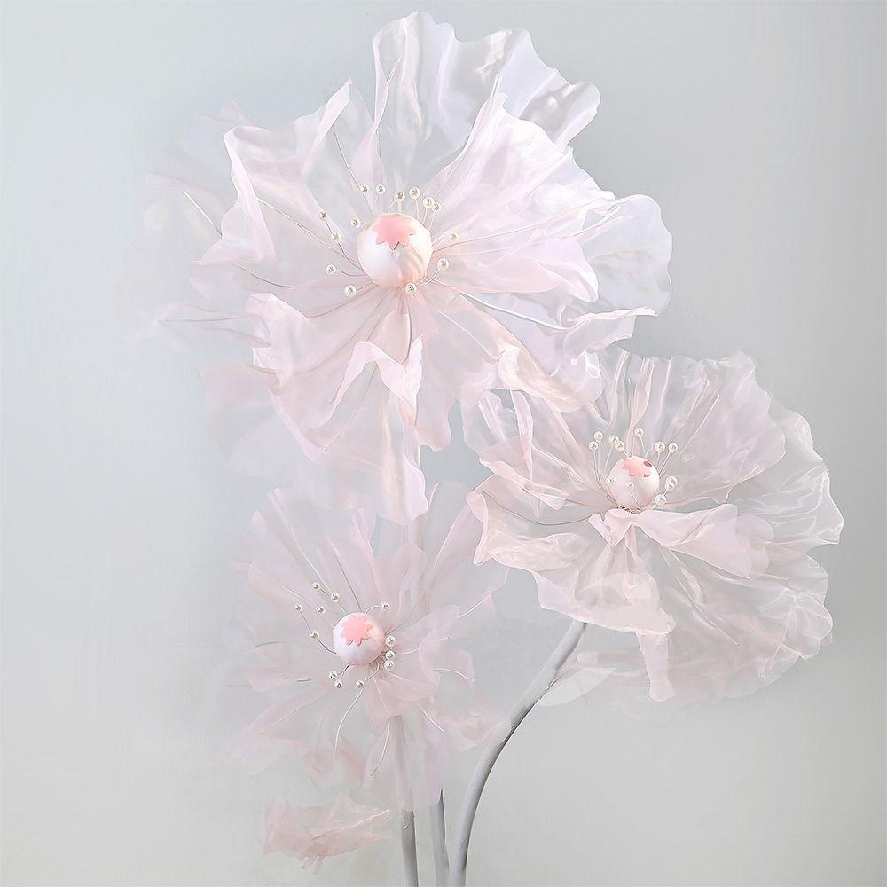 3D Большой Имитация Цветок Полый Фотореквизит Витрина Искусственные Цветы Свадьба