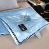 4 STYLES 1pc Silky Cooling Silk Blanket Thin Quilt Smooth Blankets Solid Comforter Bed Cover Single/Queen/King Size
