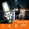 H4 LED Moto H6 BA20D LED Motorcycle Headlight Bulbs 2 Sides COB White 6000K Hi Lo Lamp Scooter Accessories Fog Lights 12V