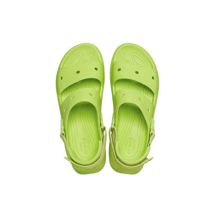 Crocs Comfortable Lightweight Durable Sports Sandals Unisex Sandals Green 208181-3UH