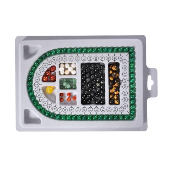 Bead Design Board DIY Jewelry Making Tray Flocked Bead Organizer Board for Necklace And Bracelet Beads Sorting And Stringing
