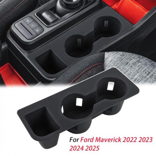 For 22-25 Ford Maverick Accessories Car Console Drink Cup Holder Organizer Tray