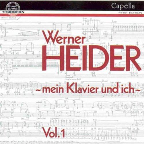 CD WERNER HEIDER - Mein Klavier Und Ich - Vol. 1 CTH2065 Thorofon, Capel 1990 Germany Classical Used