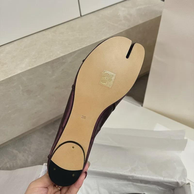 [Migua] M6 Плиссированные балетки Tabi с раздвоенным носком - Niche Style Pig Trotters