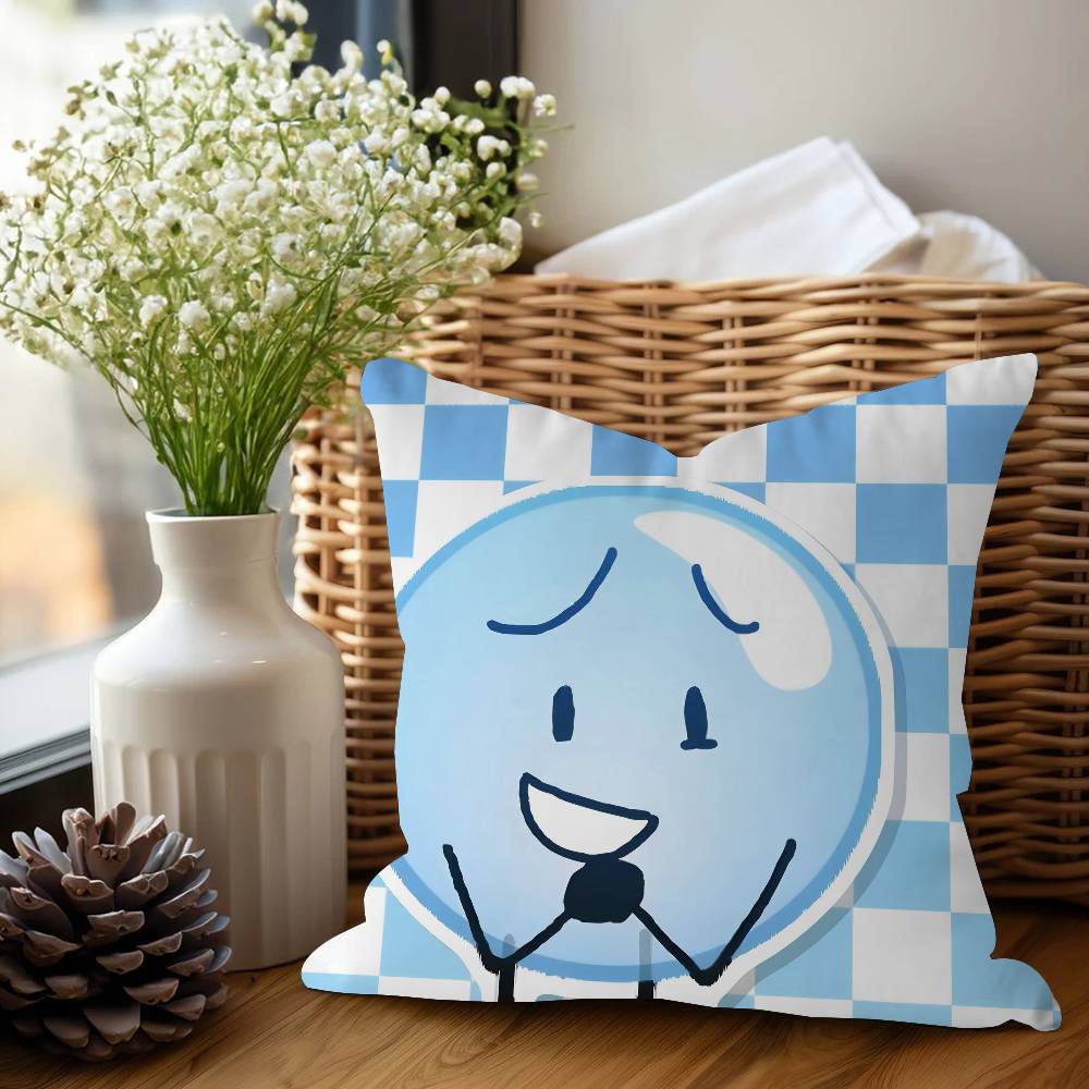 Мультяшная наволочка B-BFDI, декоративная наволочка для подушки, наволочка с принтом для дивана