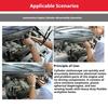 Cylinder Abnormal Noise Stethoscope, Car Engine Pulley, Cylinder Noise Detection, Auto Repair and Maintenance Tools