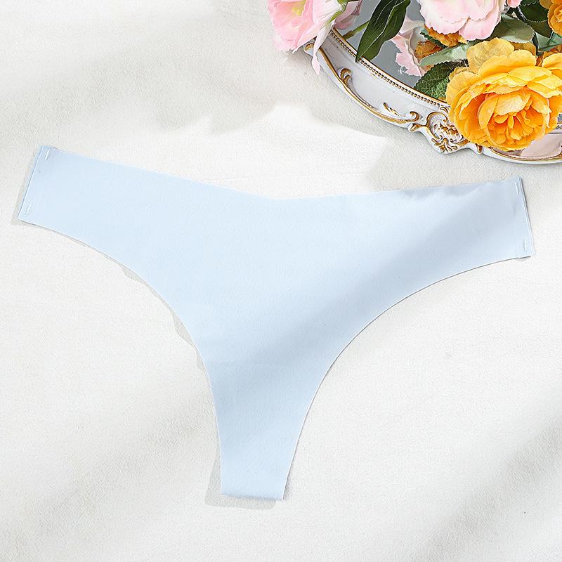 Сексуальные стринги большого размера с леопардовым принтом, низкая посадка, ледяной шелк, хлопковая ластовица - Европейский и американский стиль