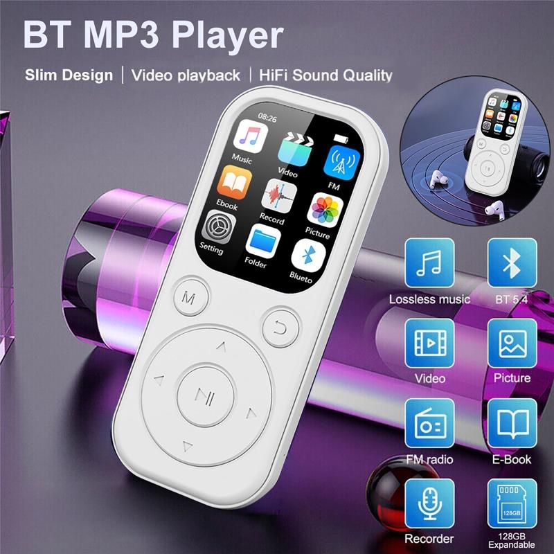 Портативный MP3/MP4 Музыкальный Плеер 2,01-дюймовый IPS Экран Высокой Четкости Совместимость с Bluetooth 5.4 Электронная Книга Запись Walkman FM-радио
