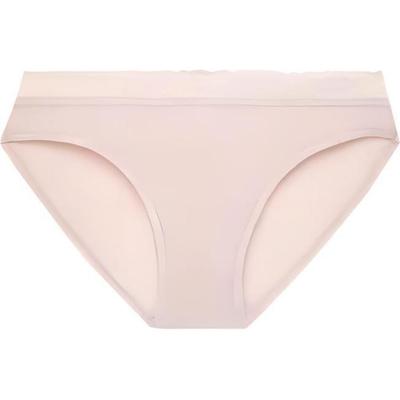 Твердое кружевное шелковистое дышащее нижнее белье Женское нижнее белье светло-розового цвета QP2753O-SHB