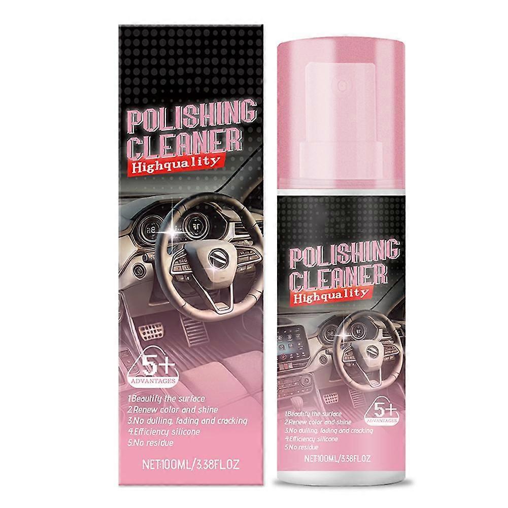 Car Interior Detail Polishing Cleaner Rubber Leather