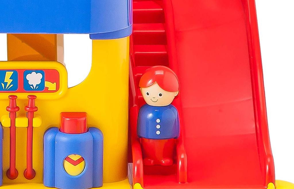 VIKING TOYS Viking City Парковка Плюс, 3-уровневый паркинг с ручным лифтом, Мультиколор, Для детей от 1 года, 156125