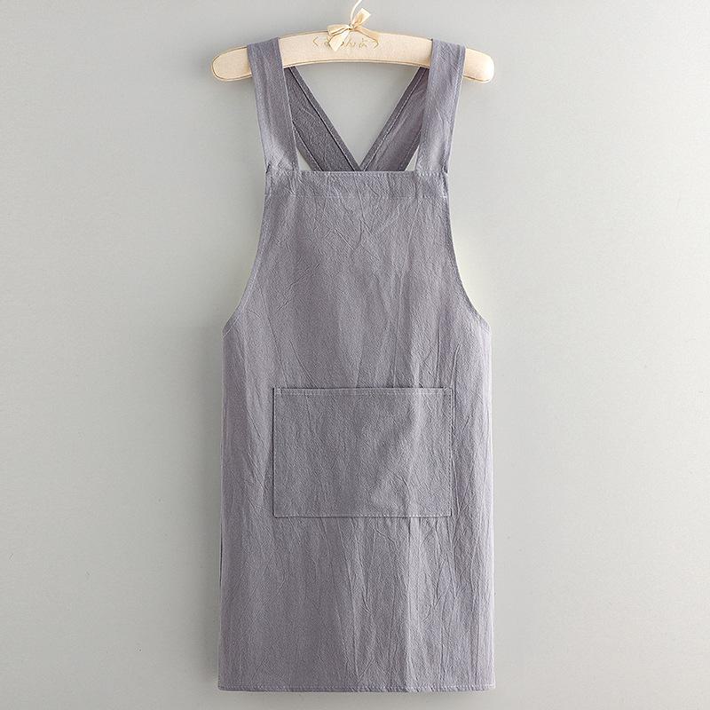Breathable Cotton Apron: Wrinkle-Resistant & Custom Logo, Anti-Fouling Cooking Wear