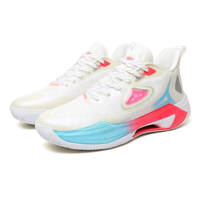 Spring and summer 2025 new youth mesh basketball shoes sports shoes rubber outsole wear-resistant couple casual versatile