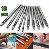 0.5mm-5mm 10pcs/set DIY Handmade Round Hollow Drilling Leather Punching Tools Belt Punches Handicraft Puncher Leather Tool