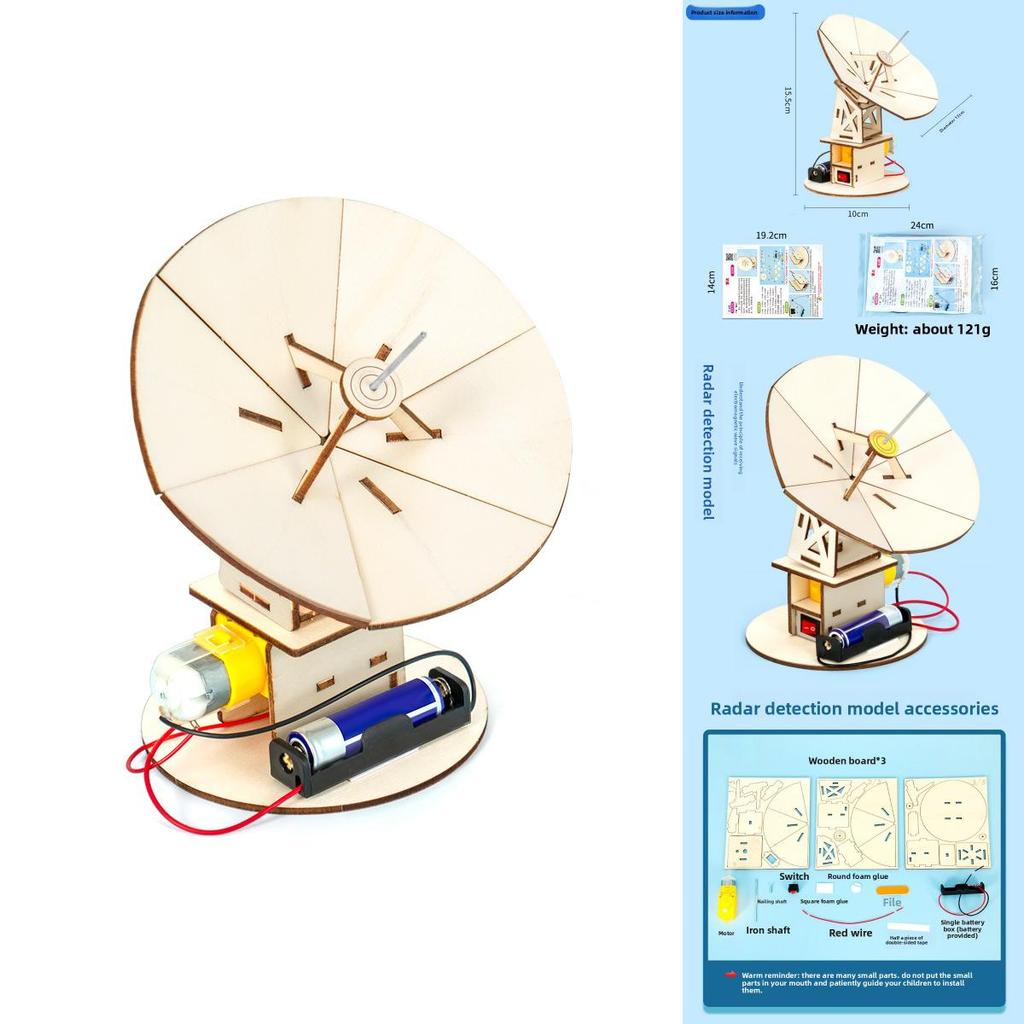 Научный набор для сборки модели детектора радара своими руками для детей, образовательная STEM-игрушка