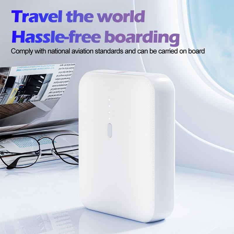 10000mAh Mini Power Bank Charger for iPhone 15 13 Xiaomi 14 Huawei P30 Mobile Phone Battery Charger Cellphones External Battery 10000mAh