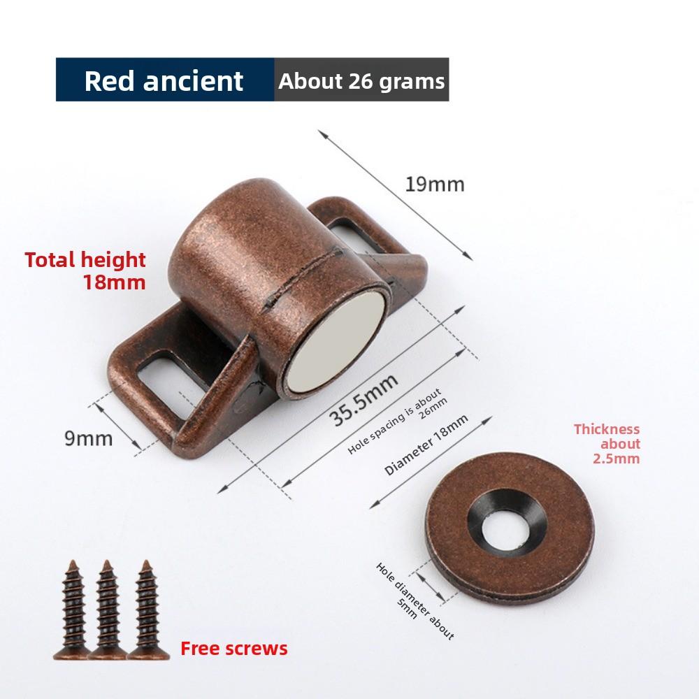 Магнитные защелки для дверей шкафов Ультратонкий доводчик для шкафов Дверной стопор Мебельная фурнитура Аксессуары