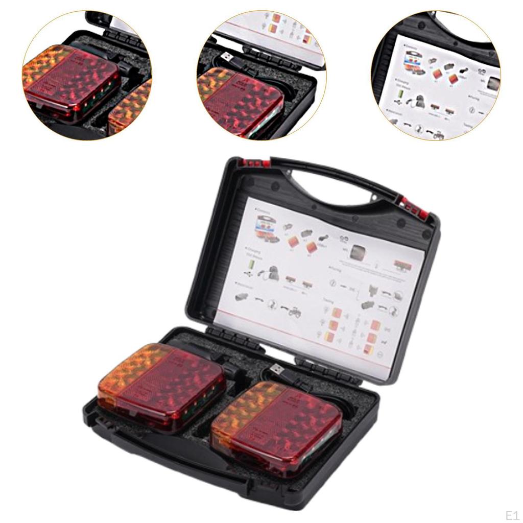 Светодиодные стоп-сигналы, универсальные фонари подсветки номерного знака для фургонов-фургонов