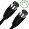 90 Degree Right Angled MIDI Cable Double MIDI DIN Plug Cable MIDI DIN 5PIN Extension Cable  XLR