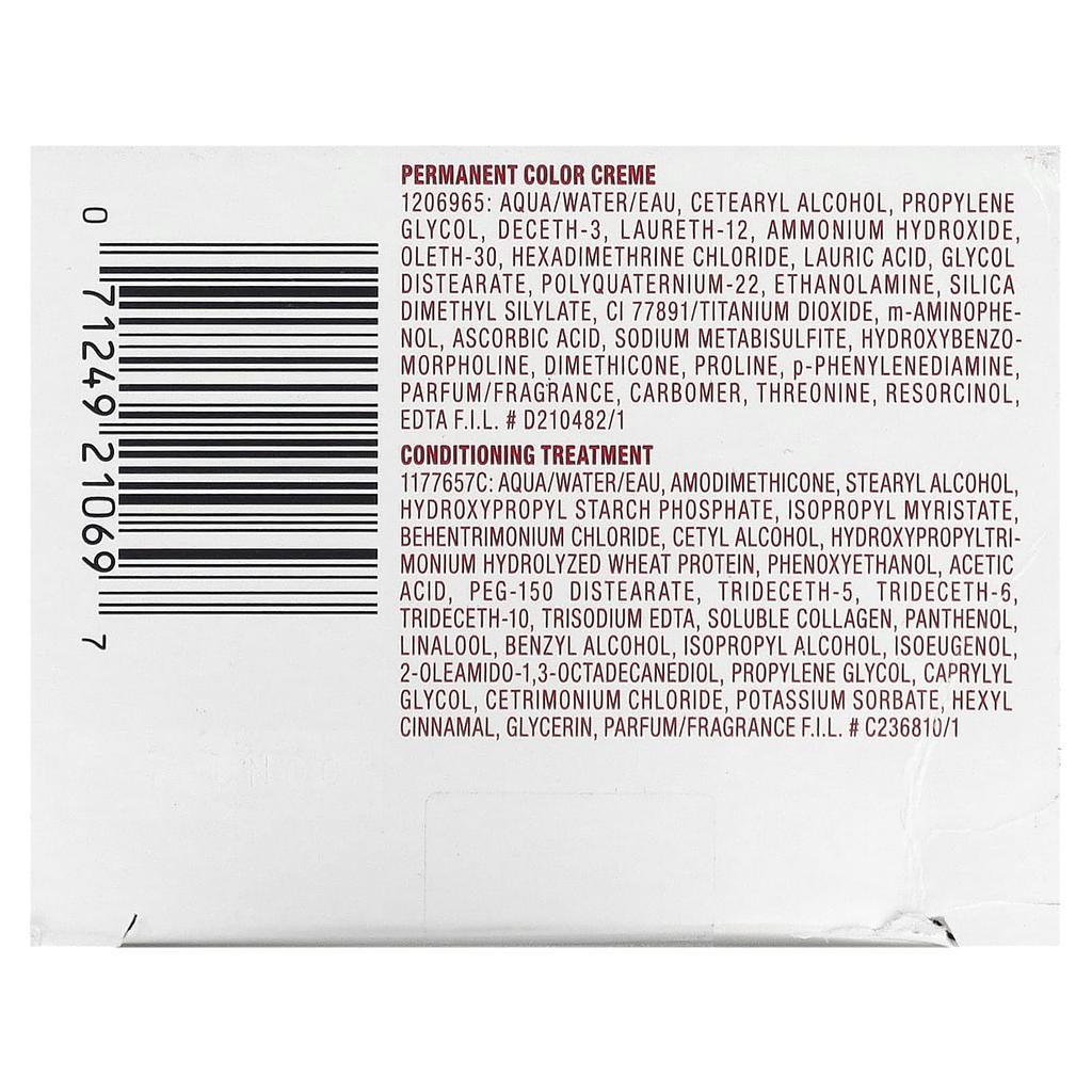 L'Oréal, Excellence Cream, цвет тройной защиты, средне-русый, 8 упаковок, 1 применение