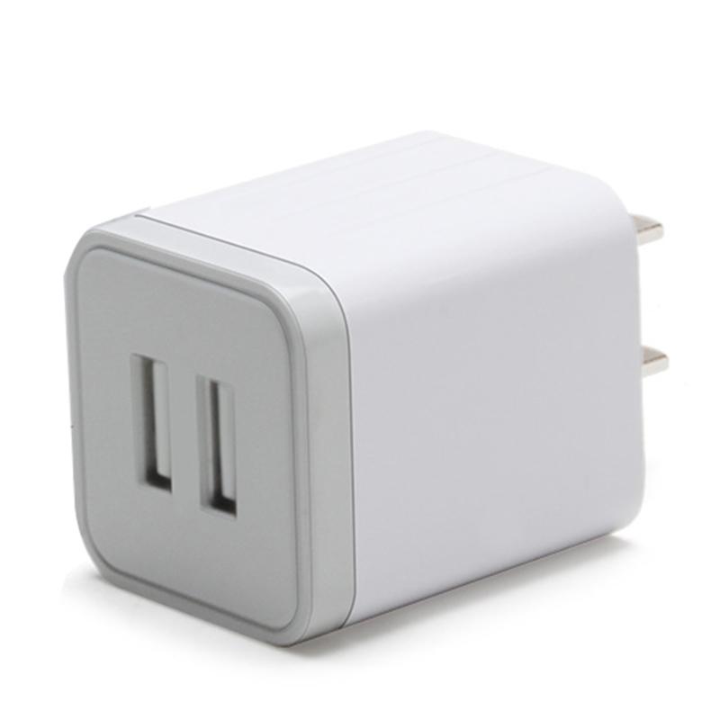 Минималистичный дизайн, два USB-зарядных устройства, портативный блок быстрой зарядки для использования в офисе, дома или в дороге