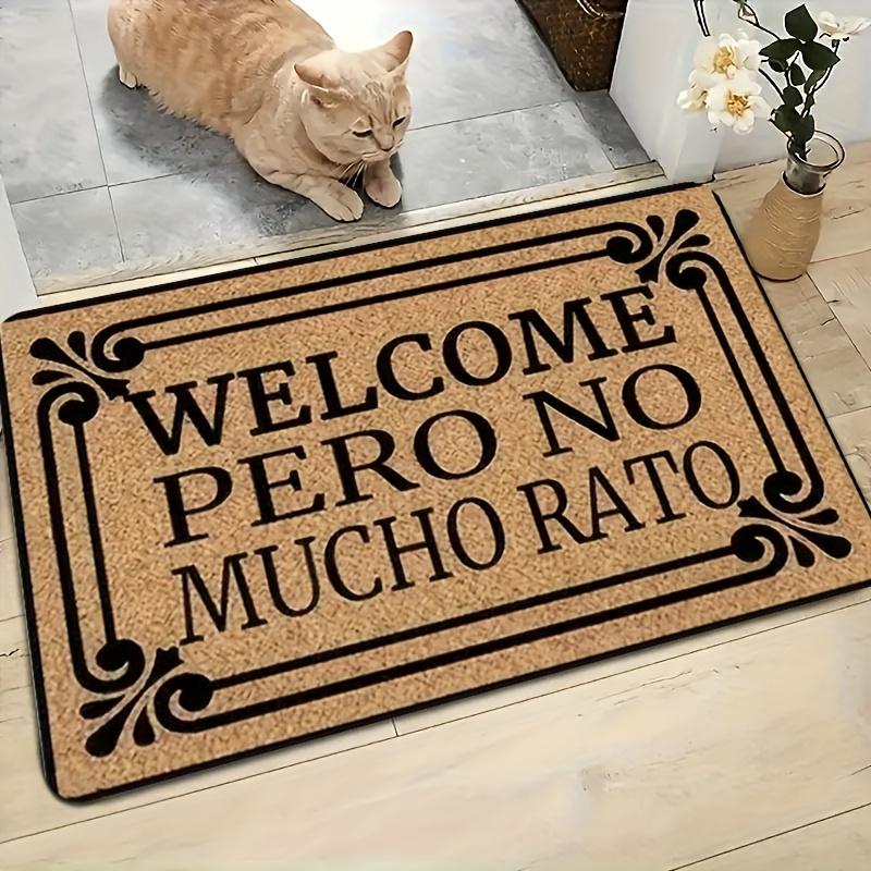 Coffee flower simple door mat Nordic style entrance mat machine washable mat porch balcony office carpet modern home decoration