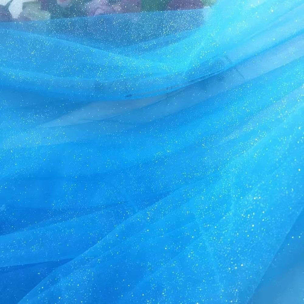 45cmX150cm Shiny Glitter Fabric DIY Sewing Sparkle Tulle Fabric New Decoration Material