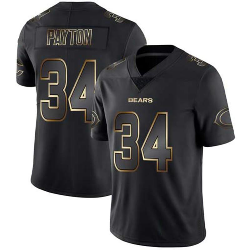 Chicago Bears NFL Football Jersey Men Cotton Blend Team Apparel Mack Payton Trubisky Custom Name Number