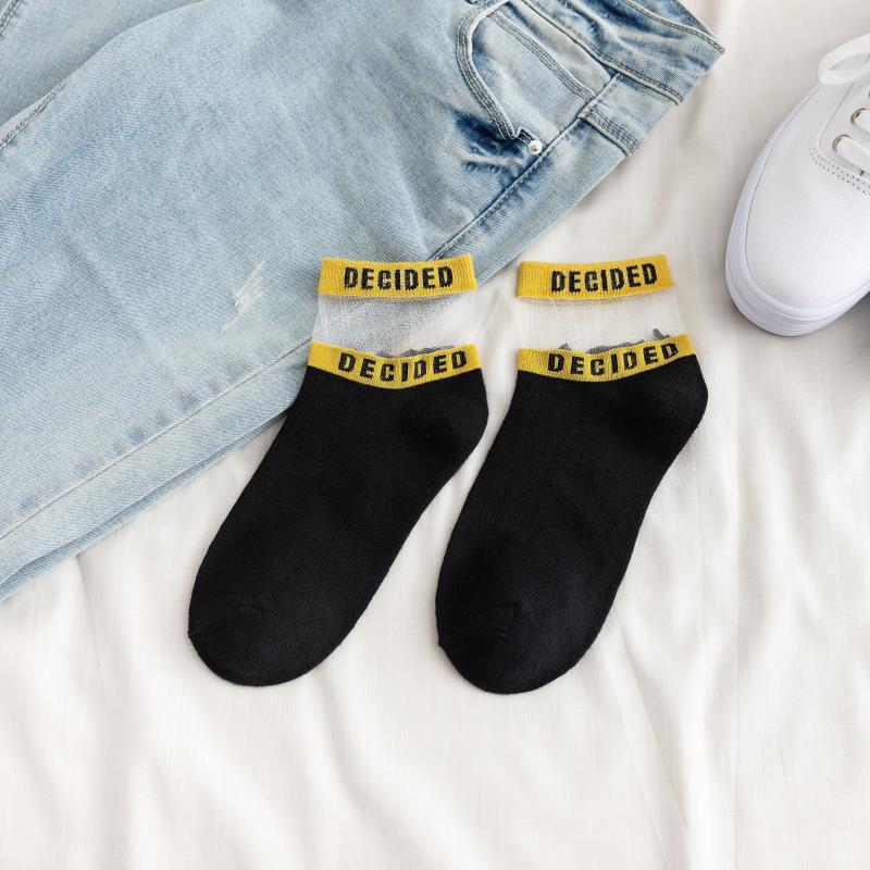 Lolita Skateboard Cotton Socks Women Cute Pattern Hip Hop Crew JK Socks Funny Novelty White Socks Cool Harajuku Designer Socks