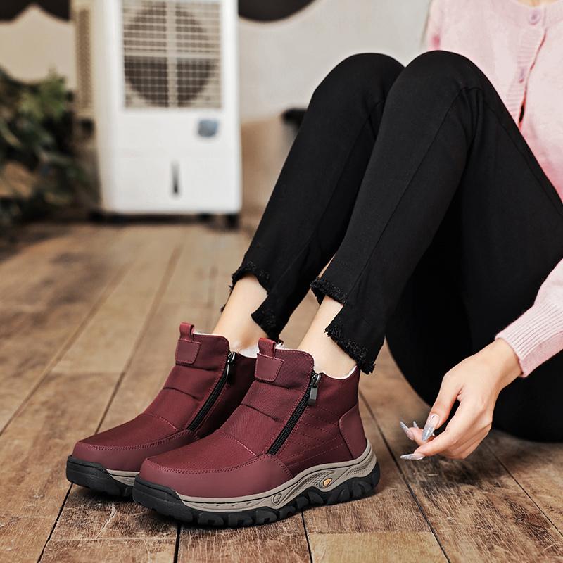 Winter Boots Same Style for Men and Women Soft Bottom Anti-Slip Warmth Preservation Free Shipping Men's Shoes Comfortable Cold Resistant