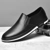 New British Style Mens Dress Shoes Casual Genuine Leather Business Shoes Size 38-45 Fashion Flat Designer Shoes Driving Loafers