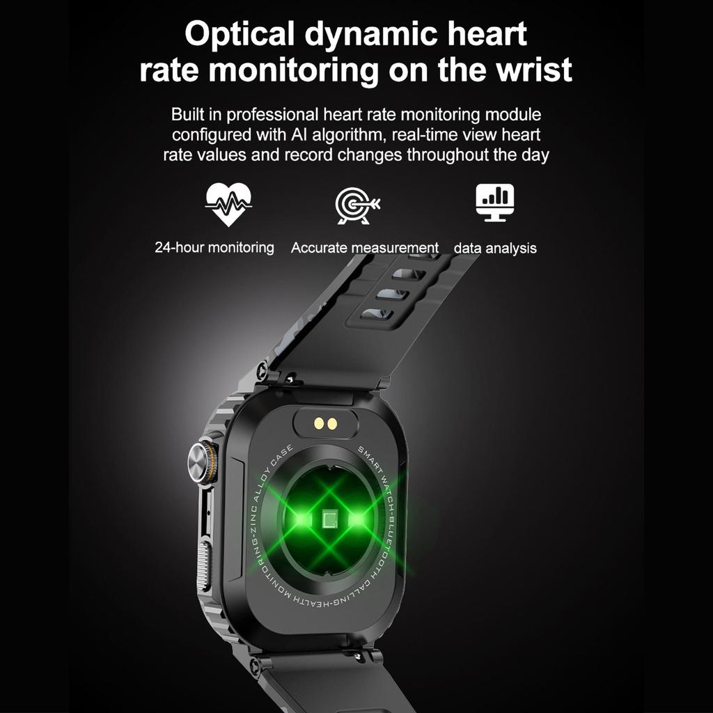 LIGE Смарт-часы с большим экраном HD, 2,01 дюйма, квадратный экран, Bluetooth-вызов, смарт-браслет, спортивные водонепроницаемые умные часы для фитнеса