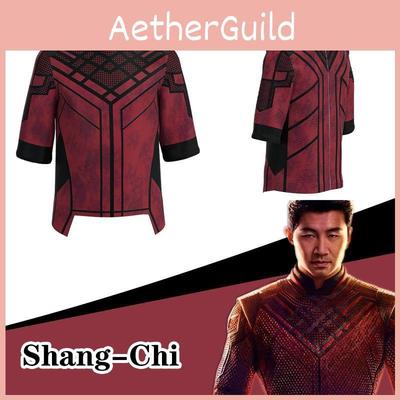 Потрясающий костюм куртки Шан-Чи и легенды десяти колец для косплея на Хэллоуин