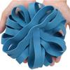 Rubber Bands Size#107 Heavy Duty Big Wide rubber band 30PCS Elastic Bands for Office Supply Trash Can File Folders Litter Box Rubber Bands (Blue)