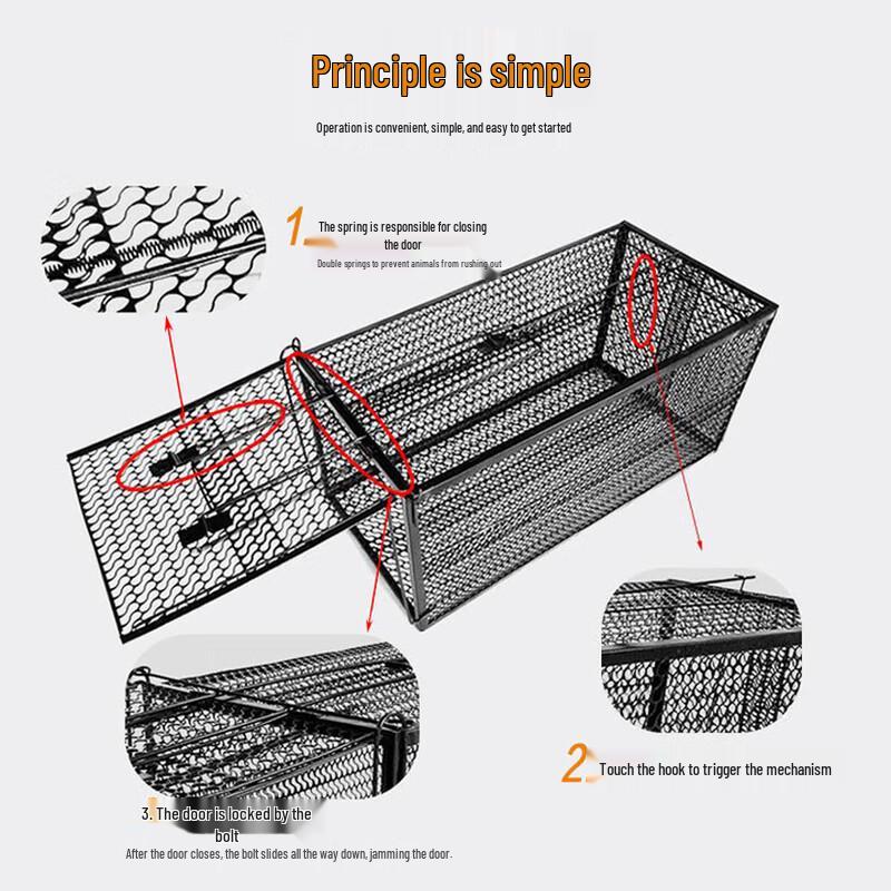 Гуманная автоматическая клетка-ловушка для кошек