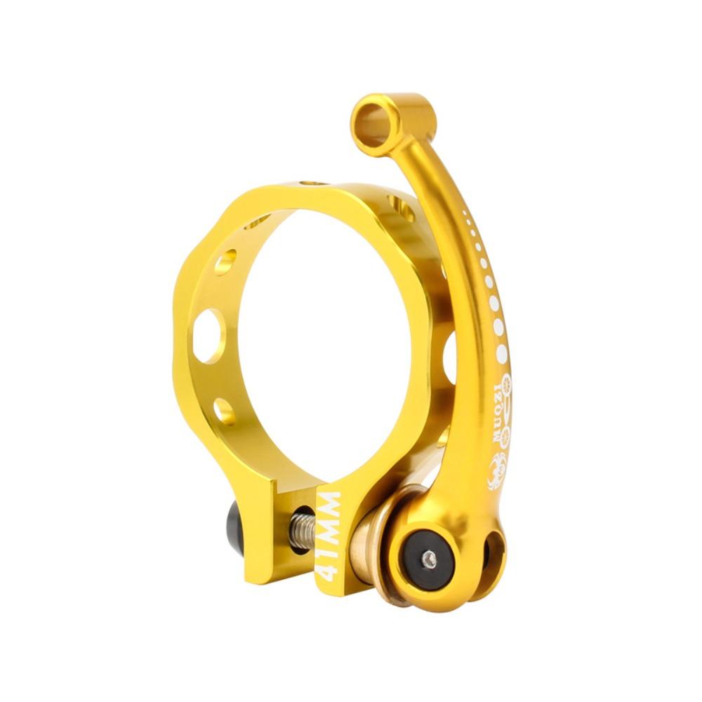 40/41mm Bike Seat Tube Clamp Aluminium Zinc Zinc Alloy Bicycle Saddle Clip Bike Seat Post Clamp MTB