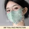 Transparent Protective Face Cover Anti Fog Transparency Goggles New Full Face Mask  Outdoor