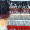 8-10 Ostrich Feather Cloth Edge Colorful Ostrich Hair Dress Performance Accessories Diy Decorative Material Feather Cloth Edge