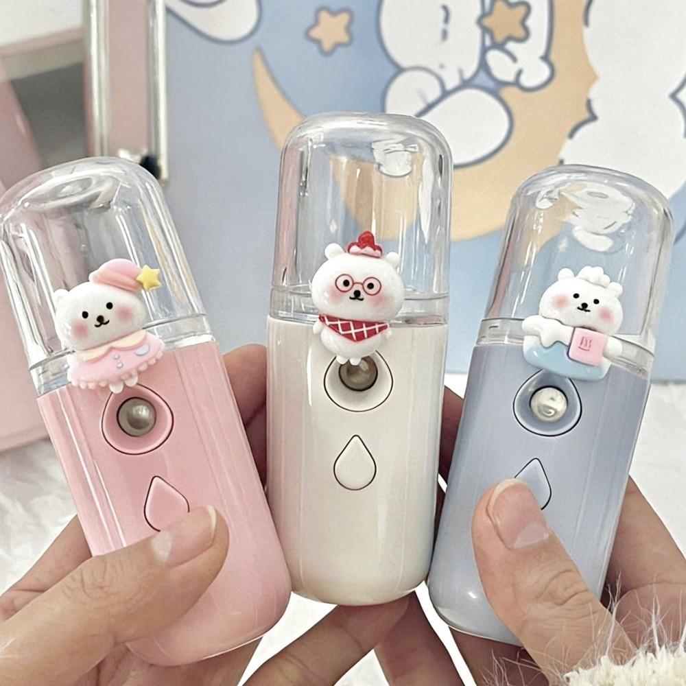 Nano Spray Facial Sprayer USB Rechargeable Oil Diffuser Handheld Humidifier  Summer Hydration