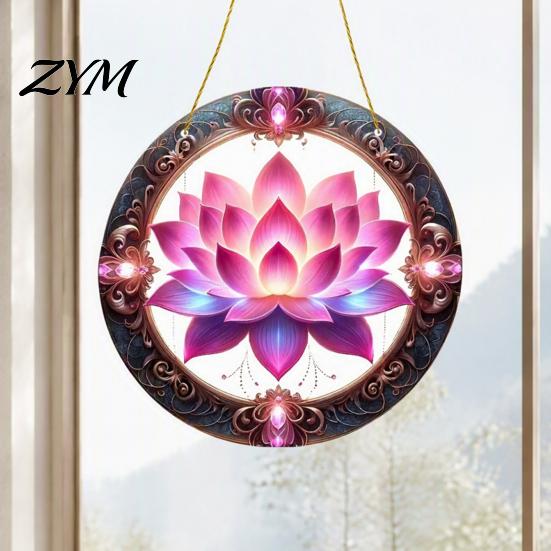 Easy Install Hanging Pendant Colorful Hummingbird Wall Decoration, Stained Acrylic Suncatcher for Window Nature Inspired Home Decor Decor, Decorative
