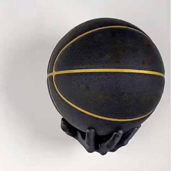 Настенный держатель для футбольных мячей, простая установка, многоцелевая стойка для демонстрации баскетбольных, футбольных, волейбольных мячей в форме руки