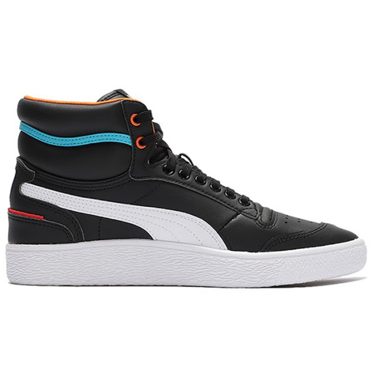 Puma Ralph Sampson Mid Pop - Black Unisex Sneakers 374925-01