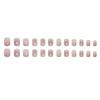 Short Blush Aurora Diamond Butterfly Nail Art Sweet Girl Wind Wear Nail Art Tablets Can Be